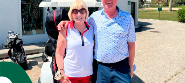 Geraldine Fitzpatrick was the ladies winner at El Higueral on Wednesday and Tom O Leary was the gents winner. Wulf Frensel was second