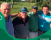 Winners from El Paraiso last Wednesday from left, David Johnson 3rd.Overall winner with 41 pts Kevin McLaughlin. Second was Christian Olsen and 4th Tony Carson…..Ladies winner was Frauke Schleicher and ladies runner up Jeanette Mulchrone